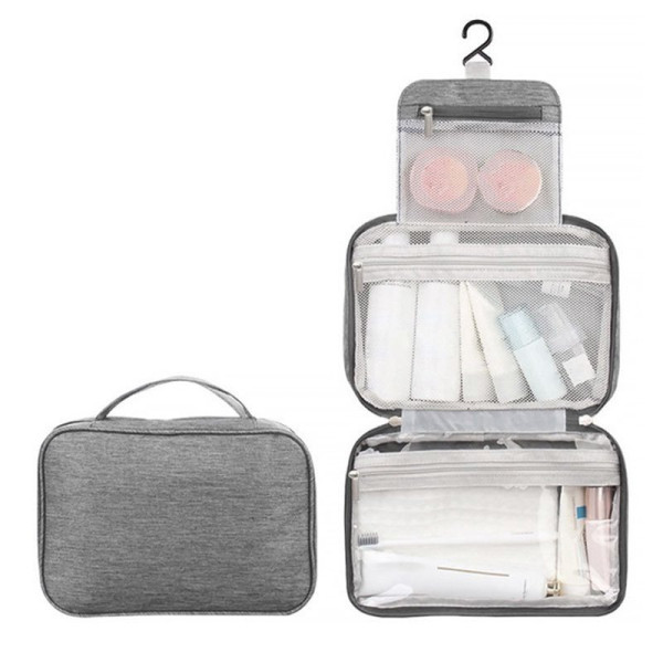 Závěsná kosmetická taška SN2611 šedá (3)