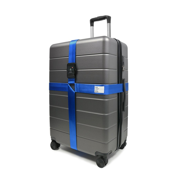 Křížový popruh na zavazadlo CLST22 modrý (1)