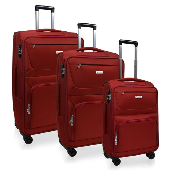 Sada cestovních kufrů AVANCEA GP4725 Red 4W SML (1)