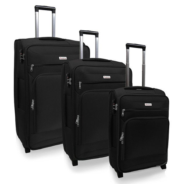 Sada cestovních kufrů AVANCEA GP4732 Black 2W SML (1)