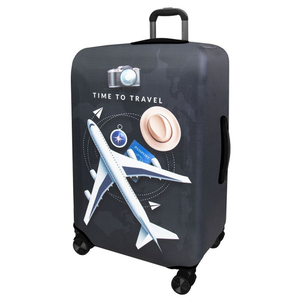 Obal na kufr Z909 Time to travel M (1)