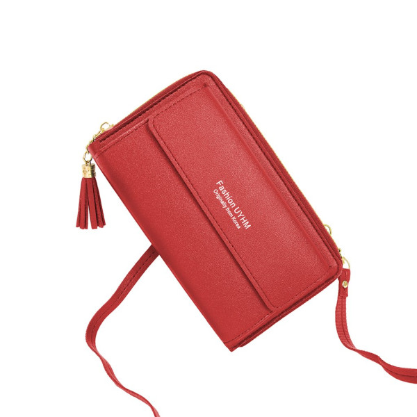 Crossbody peněženka PB410 červená (1)