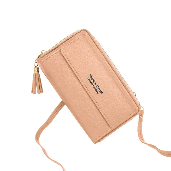 Crossbody peněženka PB414 starorůžová (1)