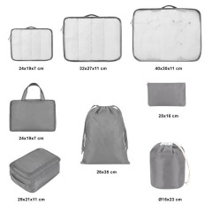 Cestovní organizéry SN874 šedá (1)