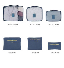 Cestovní organizéry LP13754 tmavě růžová (2)