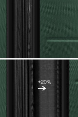 Cestovní kufr AVANCEA DE2966 Dark Green L (6)