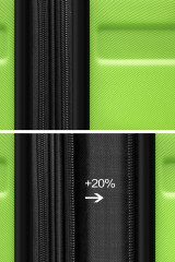 Sada cestovních kufrů AVANCEA DE2708 Bright green XSML (11)