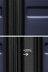 Cestovní kufr AVANCEA DE2708 Navy blue L (7)