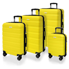 Sada cestovních kufrů AVANCEA DE2708 Yellow XSML