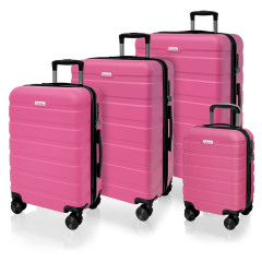 Sada cestovních kufrů AVANCEA DE2708 Dark pink XSML