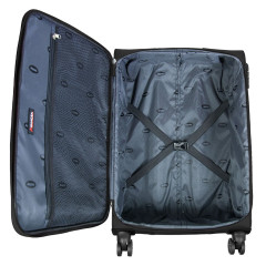 Sada cestovních kufrů AVANCEA A1011-2 Black 4W SML (4)
