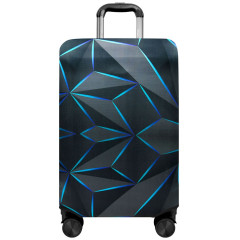 Obal na kufr Z959 Geometric II tyrkysový S (2)