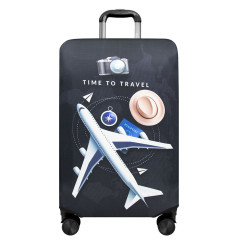 Obal na kufr Z909 Time to travel M (2)