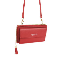 Crossbody peněženka PB410 červená (2)