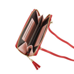 Crossbody peněženka PB410 červená (3)