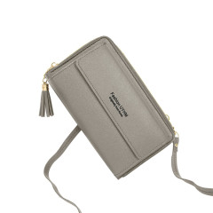 Crossbody peněženka PB411 šedá
