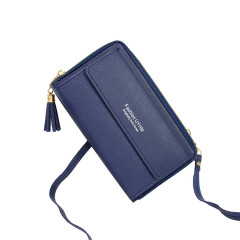 Crossbody peněženka PB412 tmavě modrá