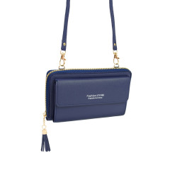 Crossbody peněženka PB412 tmavě modrá (2)