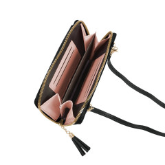 Crossbody peněženka PB413 černá (3)